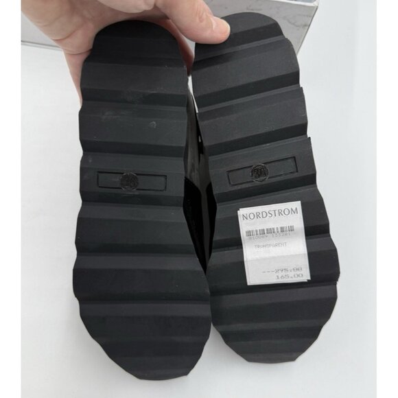 Jessica Rich Sneaker Transparent Womens Black Size EU 36 USA 5.5 6 New - Picture 8 of 11